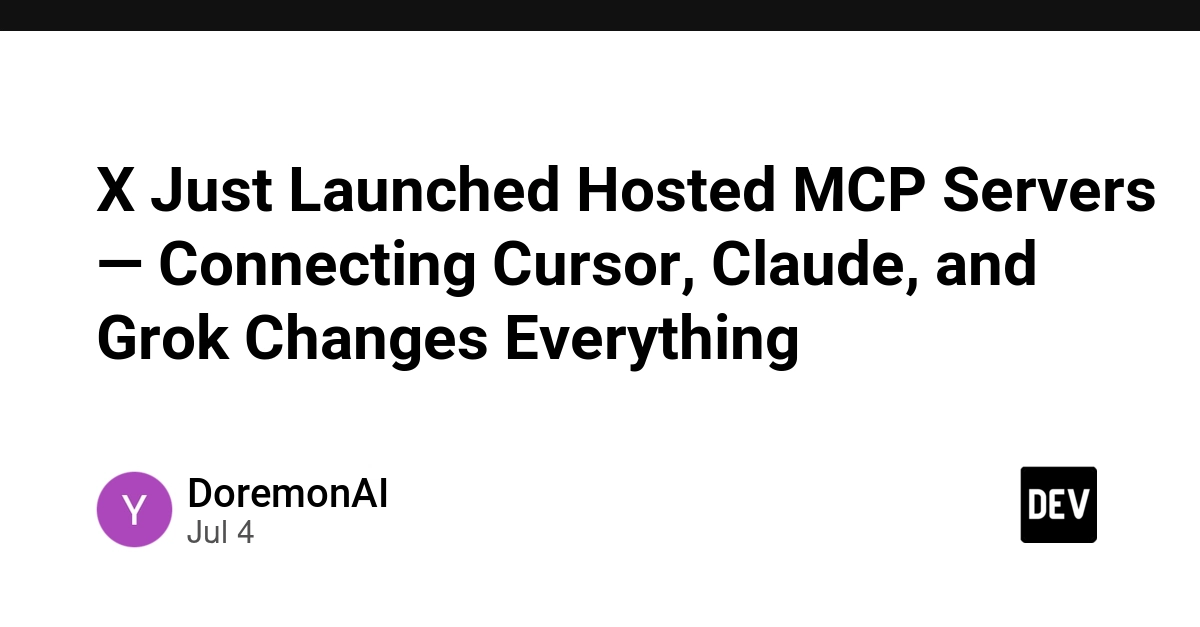 X-এর MCP সার্ভারে Cursor, Claude, Grok একসঙ্গে কাজ করবে, জানুন কী লাভ