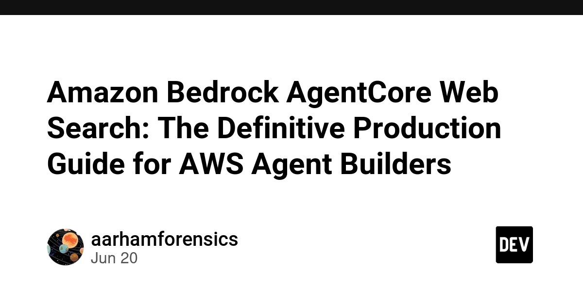 Amazon Bedrock-এ ওয়েব সার্চ যুক্ত, AI এজেন্টের ভুল তথ্যের যুগ শেষ